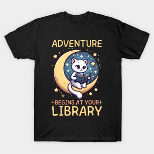 Adventure Begins At Your Library Summer Reading Program 2024 T-Shirt